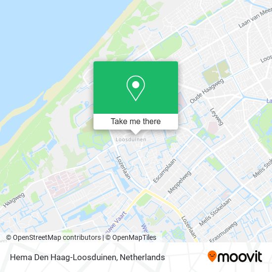 Hema Den Haag-Loosduinen map