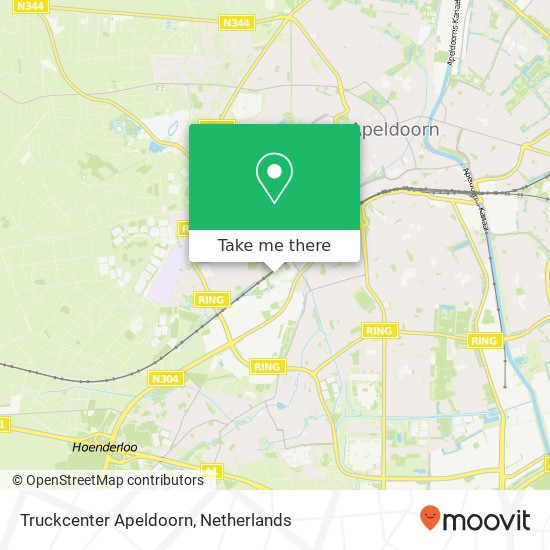 Truckcenter Apeldoorn map