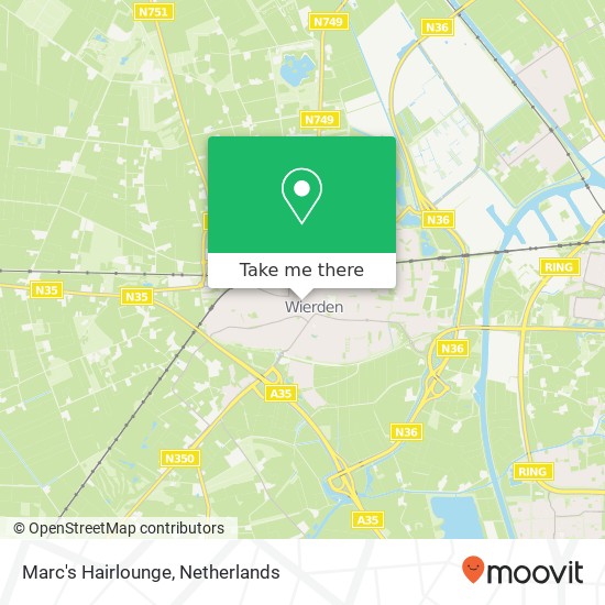 Marc's Hairlounge map