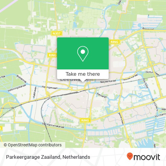 Parkeergarage Zaailand map