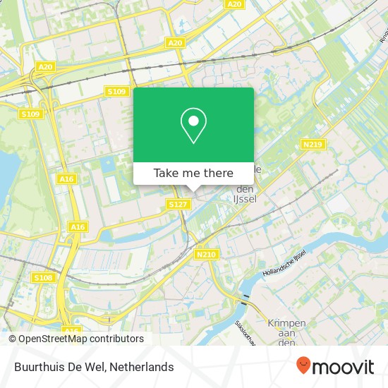 Buurthuis De Wel map