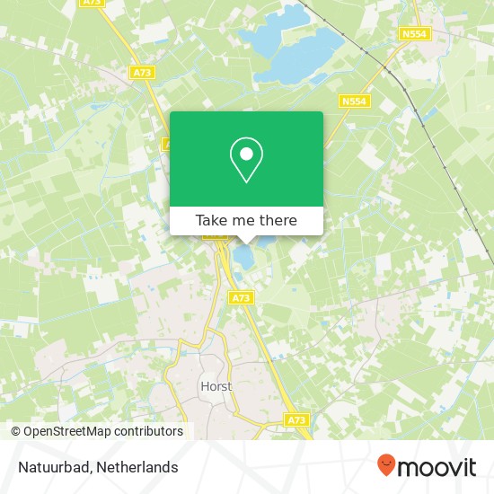 Natuurbad map