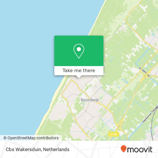 Cbs Wakersduin map