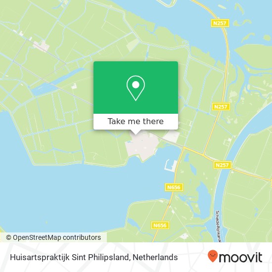 Huisartspraktijk Sint Philipsland Karte