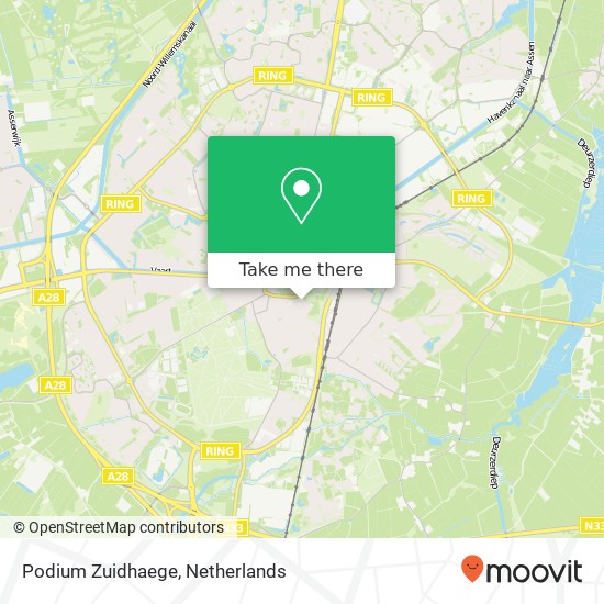 Podium Zuidhaege map