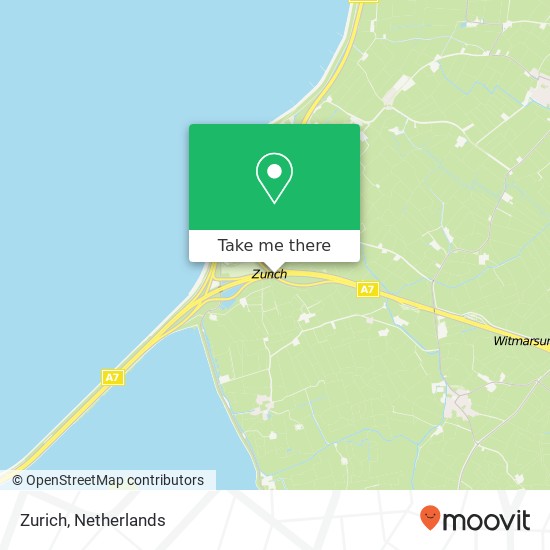 Zurich map