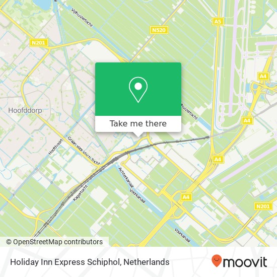 Holiday Inn Express Schiphol Karte