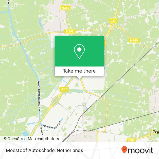 Meestoof Autoschade map