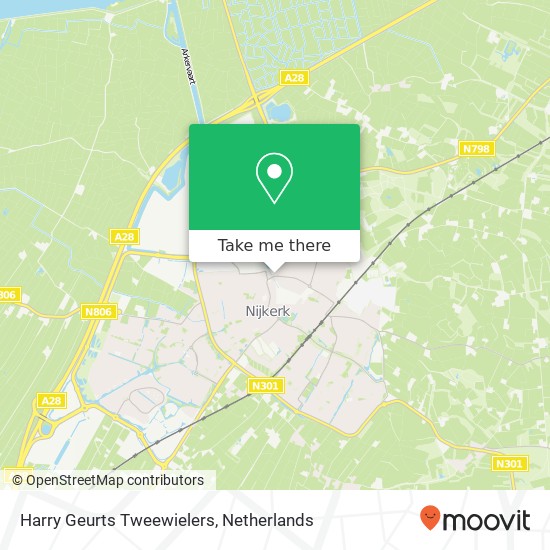 Harry Geurts Tweewielers map