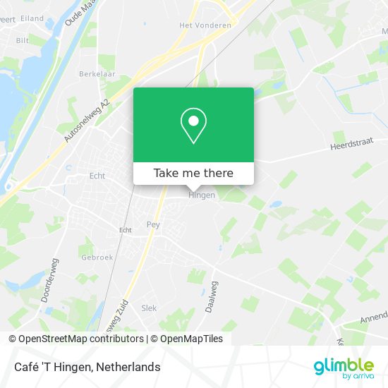 Café 'T Hingen map