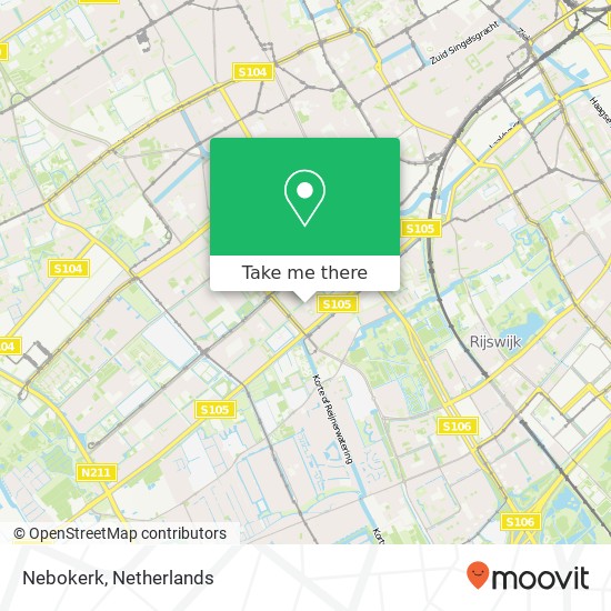 Nebokerk Karte