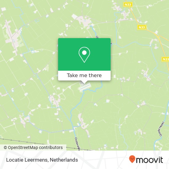 Locatie Leermens Karte