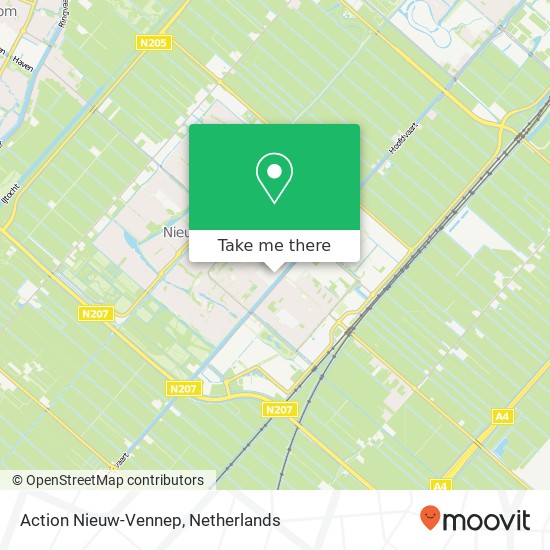 Action Nieuw-Vennep Karte