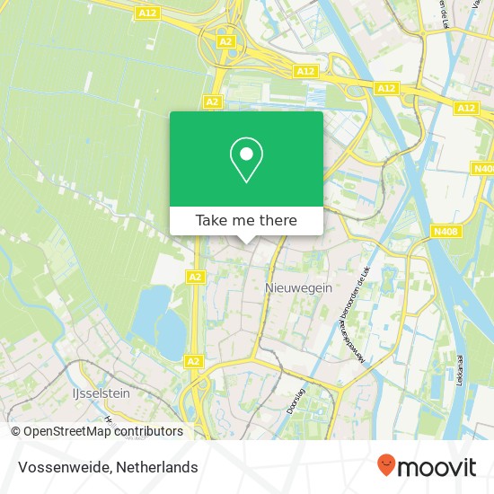 Vossenweide map