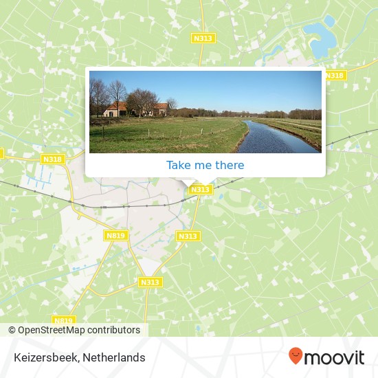 Keizersbeek map