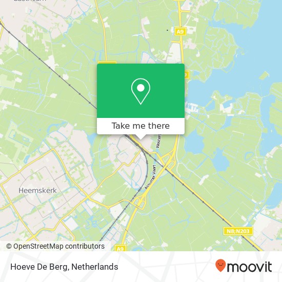 Hoeve De Berg map