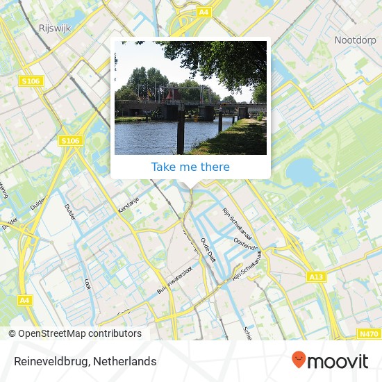 Reineveldbrug map