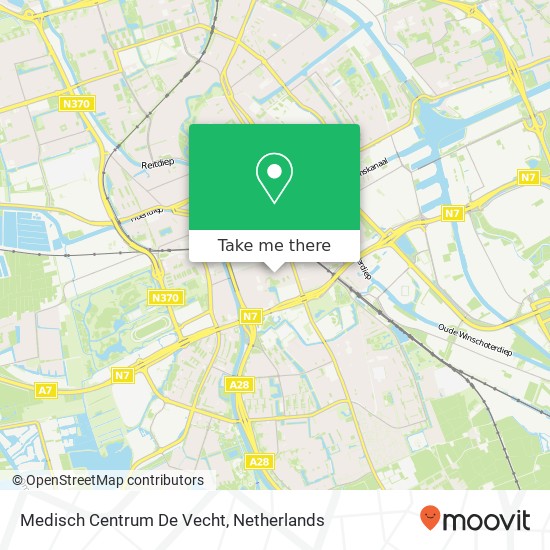 Medisch Centrum De Vecht map