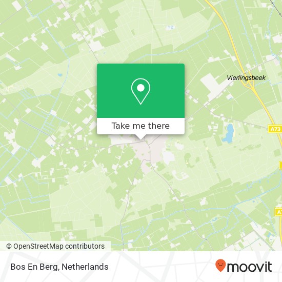 Bos En Berg map