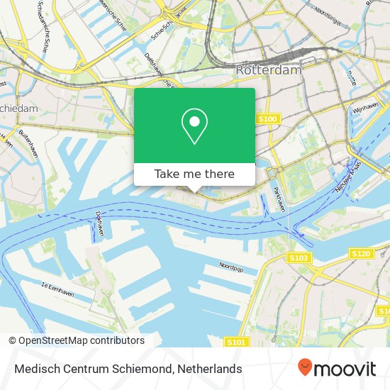 Medisch Centrum Schiemond map