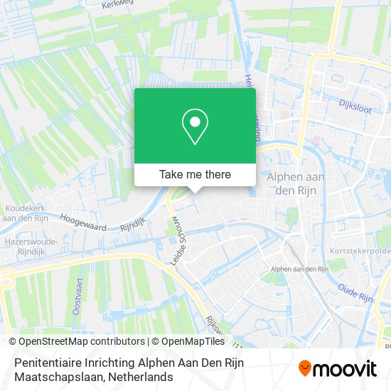 Penitentiaire Inrichting Alphen Aan Den Rijn Maatschapslaan map