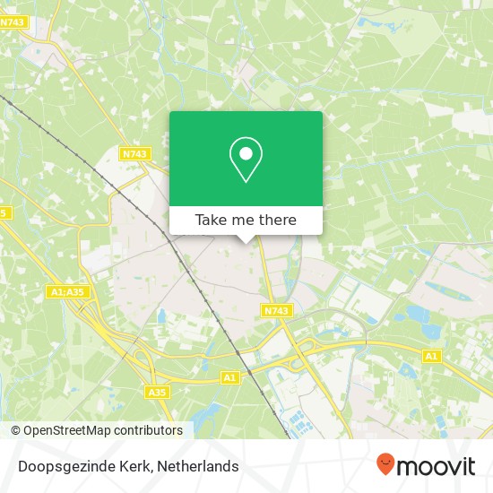 Doopsgezinde Kerk Karte