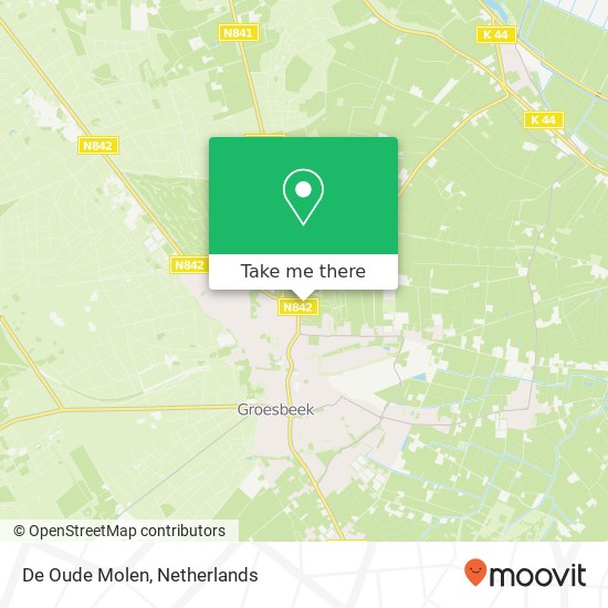 De Oude Molen map