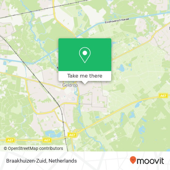 Braakhuizen-Zuid map