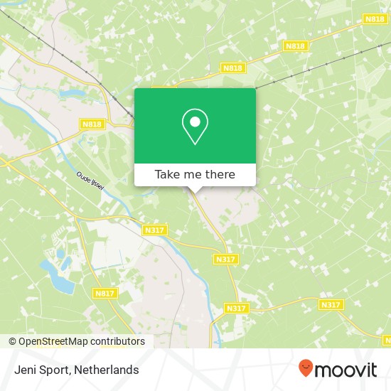 Jeni Sport map