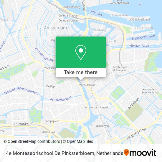 4e Montessorischool De Pinksterbloem map