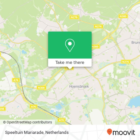 Speeltuin Mariarade map