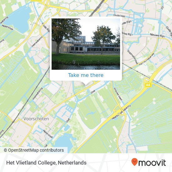 Het Vlietland College Karte