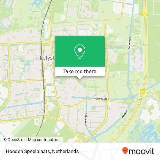 Honden Speelplaats map