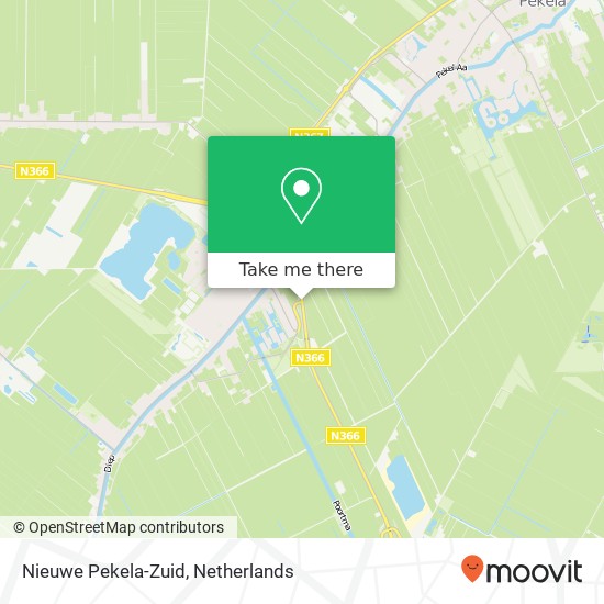 Nieuwe Pekela-Zuid map