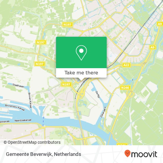 Gemeente Beverwijk map