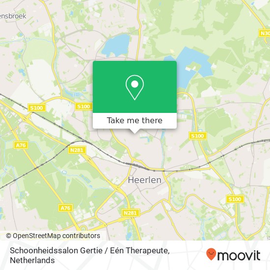 Schoonheidssalon Gertie / Eén Therapeute Karte