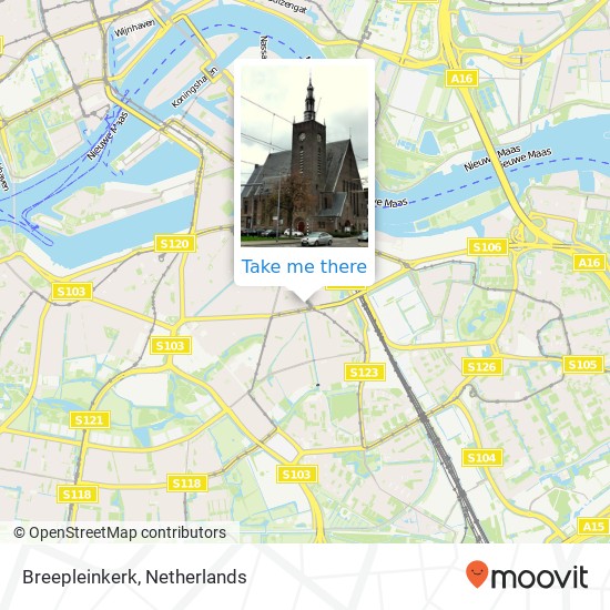 Breepleinkerk Karte