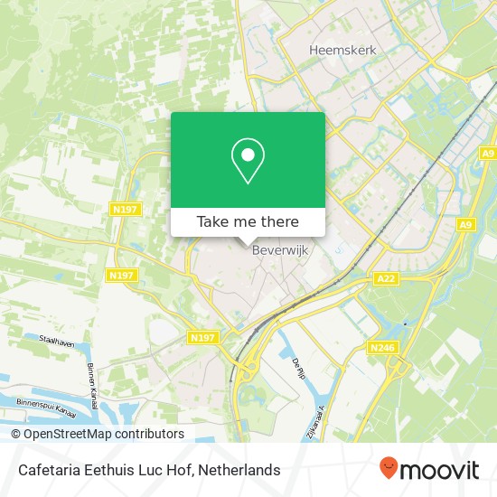 Cafetaria Eethuis Luc Hof map