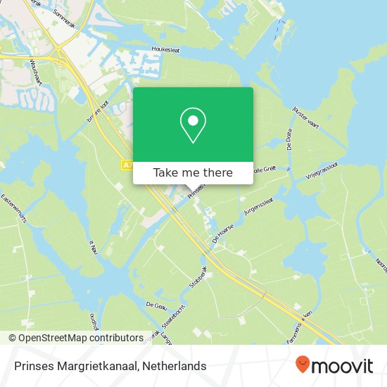 Prinses Margrietkanaal map