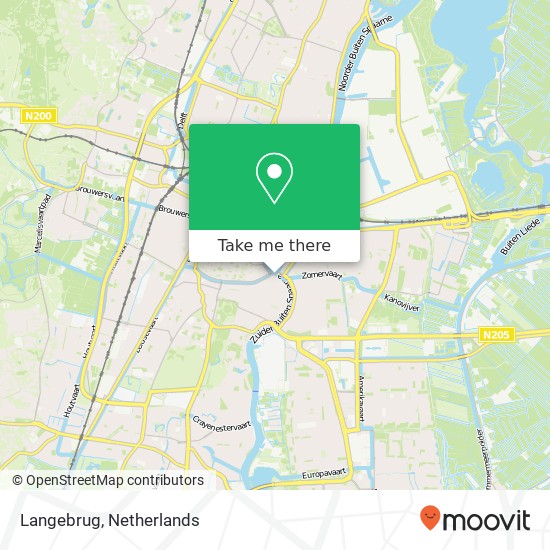 Langebrug map