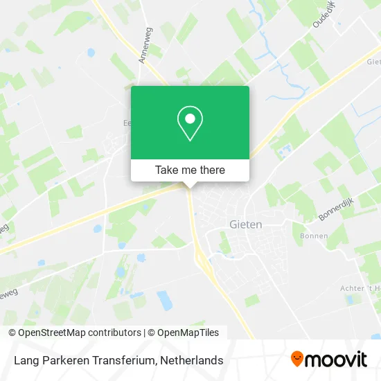 Lang Parkeren Transferium map