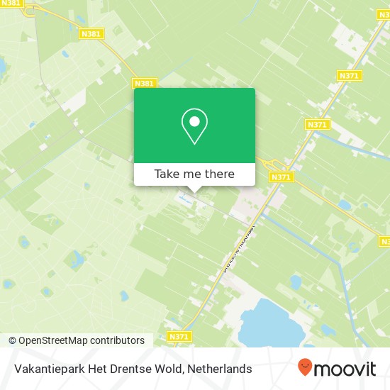 Vakantiepark Het Drentse Wold map