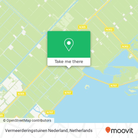 Vermeerderingstuinen Nederland map