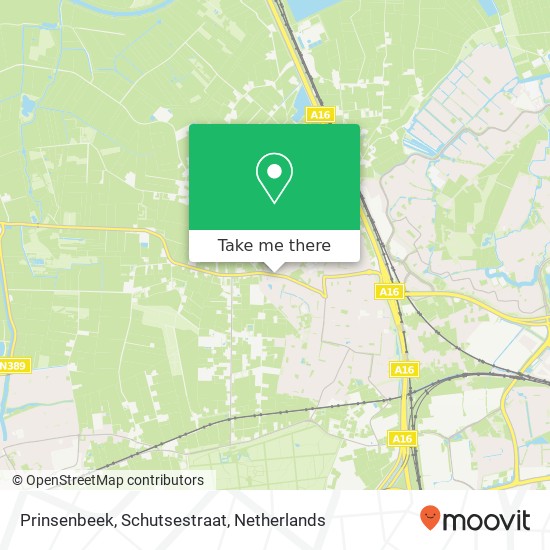 Prinsenbeek, Schutsestraat map