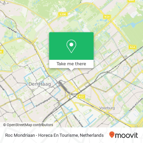 Roc Mondriaan - Horeca En Tourisme map