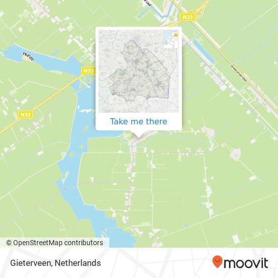 Gieterveen map