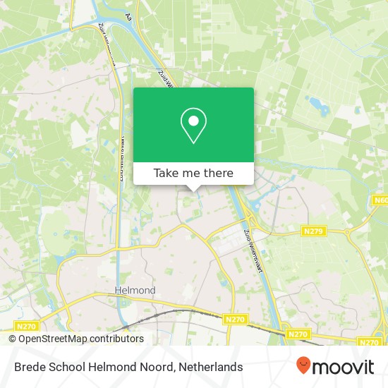 Brede School Helmond Noord map
