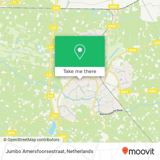 Jumbo Amersfoorsestraat map