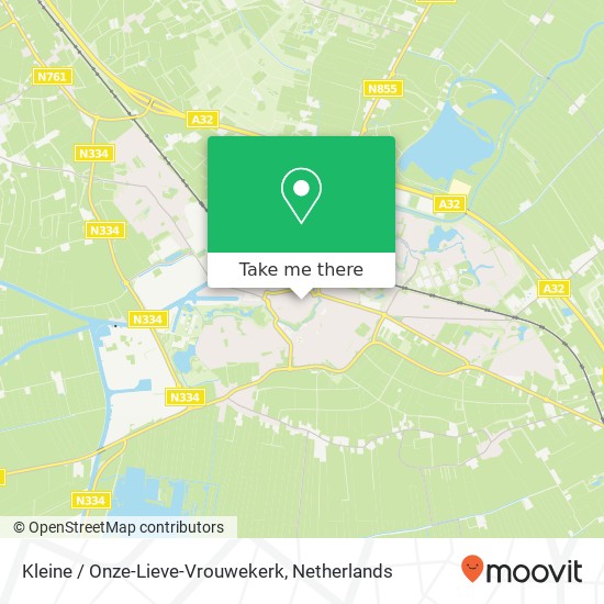 Kleine / Onze-Lieve-Vrouwekerk Karte