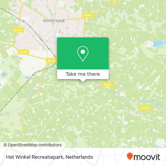 Het Winkel Recreatiepark map